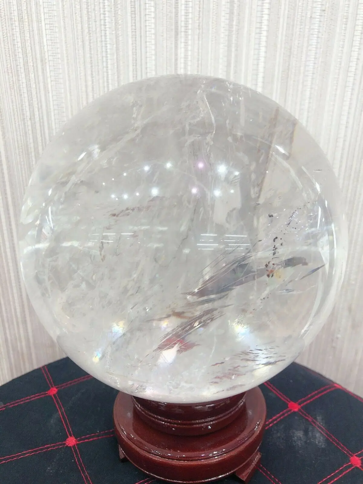 50-85 мм натуральный прозрачный белый кристалл фотошар коллекция образцов