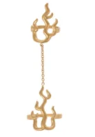

Blackhead Designer Fashion Brand Original Cool Three-Dimensional Flame Chain Ring Set Couple Ring Fashion