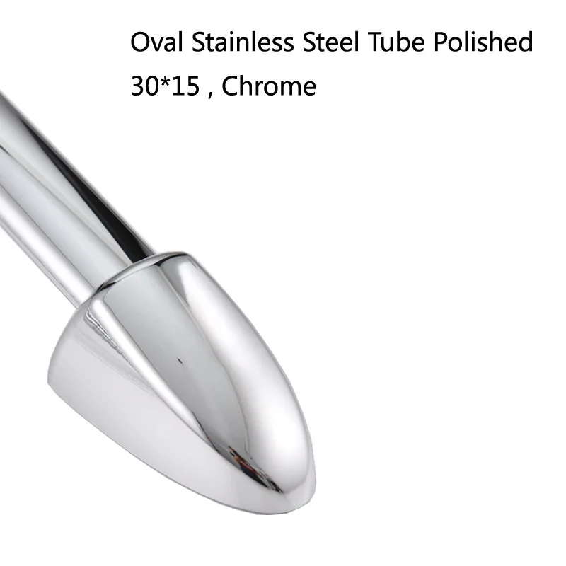 Овальная хромированная нержавеющая сталь Регулируемая 3 функция душевая горка с