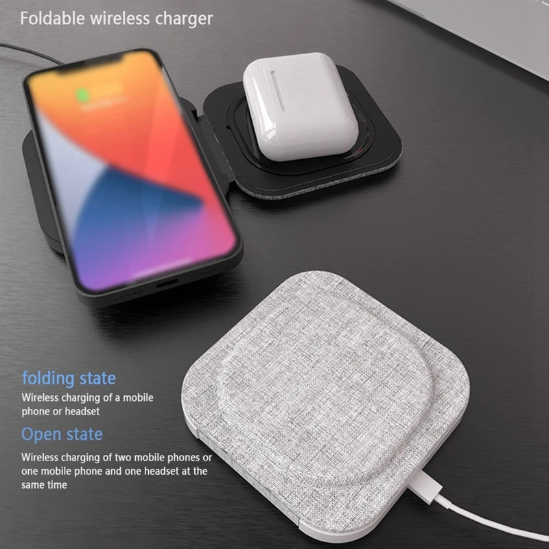3 в 1 складное Беспроводное зарядное устройство 10 Вт | Мобильные телефоны и