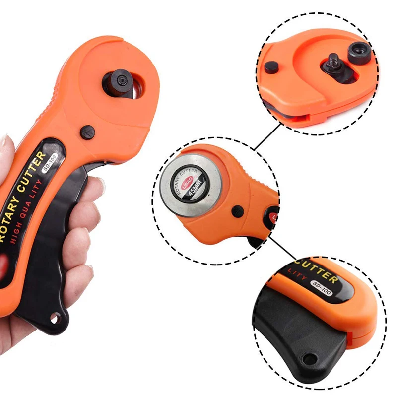 45 мм ткань круговая стежка резки лоскутное кожевенное ремесло швейный