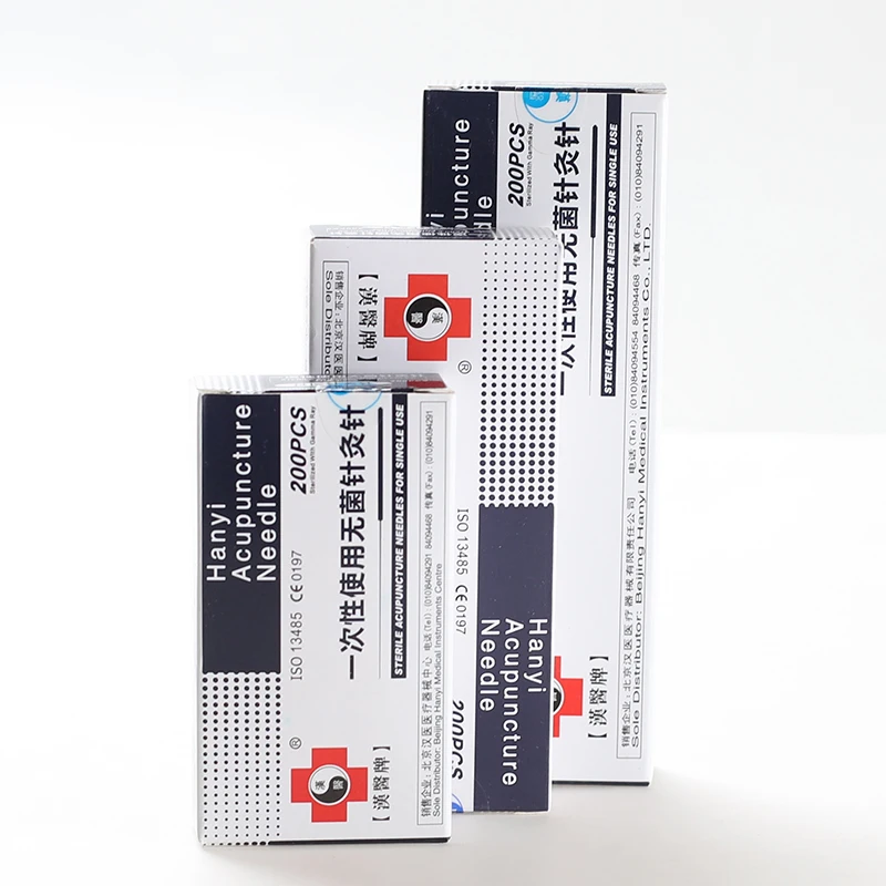 

200 Pieces/box Hanyi Acupuncture Needles Disposable Sterile Acupuncture Beauty Massage Applicators for Hanyi Acupuncture Needle