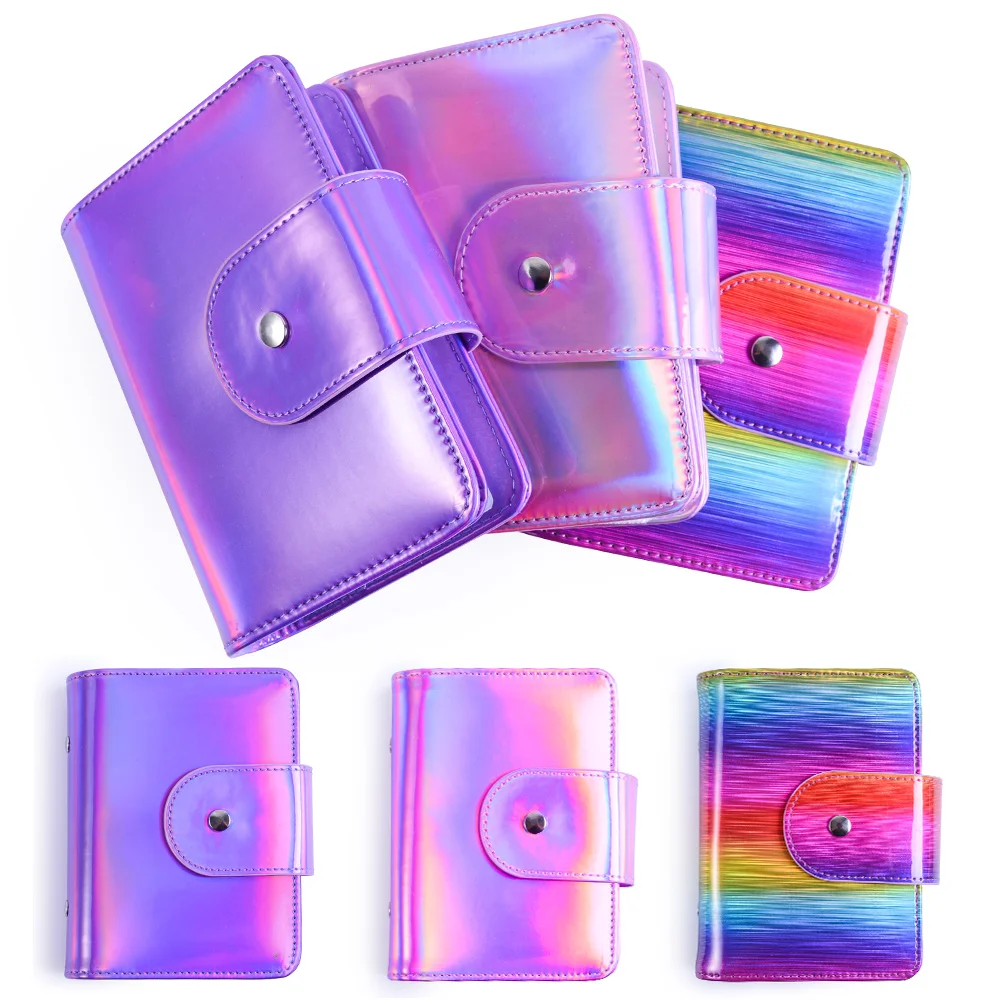 3 цвета голографический держатель для штамповки ногтей 20 слотов пластинки чехол