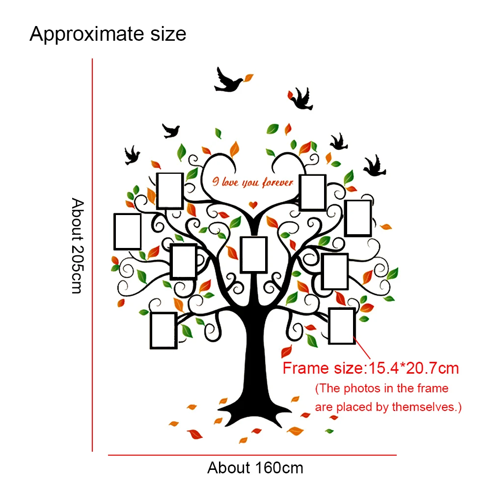 Фотоальбом в форме сердца HOOMIN сделай сам для семейных фотографий съемные