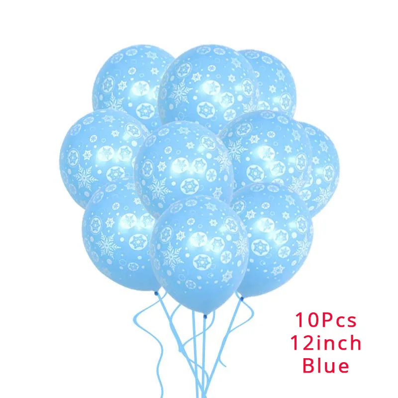 10pcs style A Рождественские снежинки воздушные шары с конфетти счастливый год Рождественские вечерние принадлежности рождественские украшения для дома - Цвет: 10pcs style A
