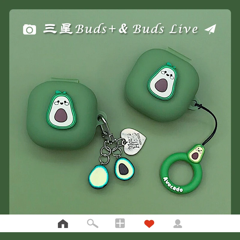 Противоударный силиконовый чехол для беспроводных Bluetooth-наушников Samsung Galaxy Buds Live