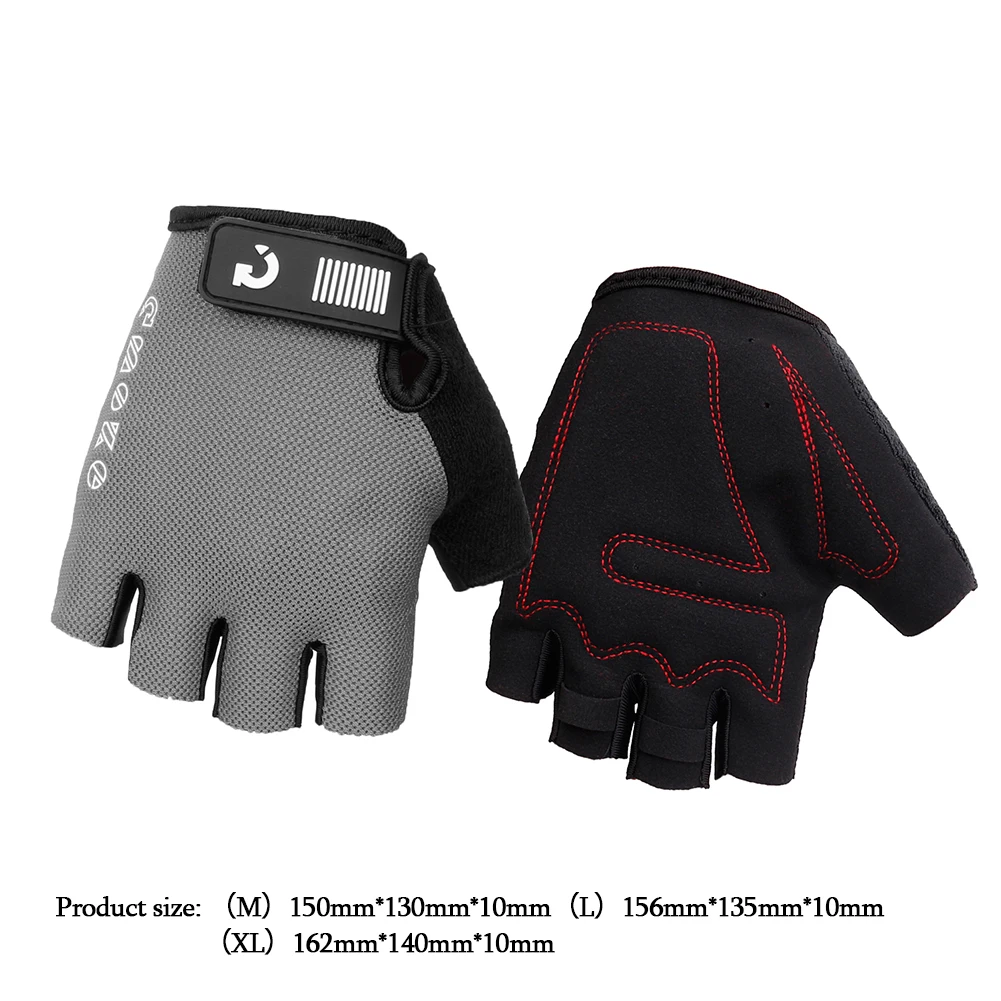 

Men Women Half Finger Cycling Gloves Anti Slip Anti-shock Breathable Mountain Bike Glove Cycling Riding Equipment