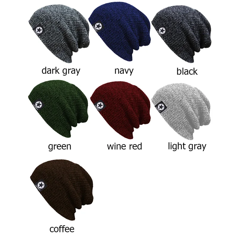 Бренд Skullies Beanies женские зимние трикотажные изделия шапки для Мужская шапочка из