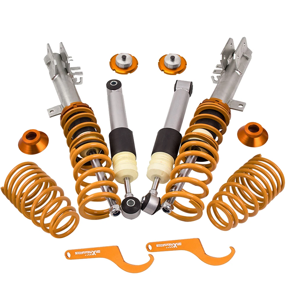 

Coilover пружинная распорка амортизатора для Ford Ka II тип RU8 2008 для Fiat Panda Mk3 Регулируемая амортизационная распорка