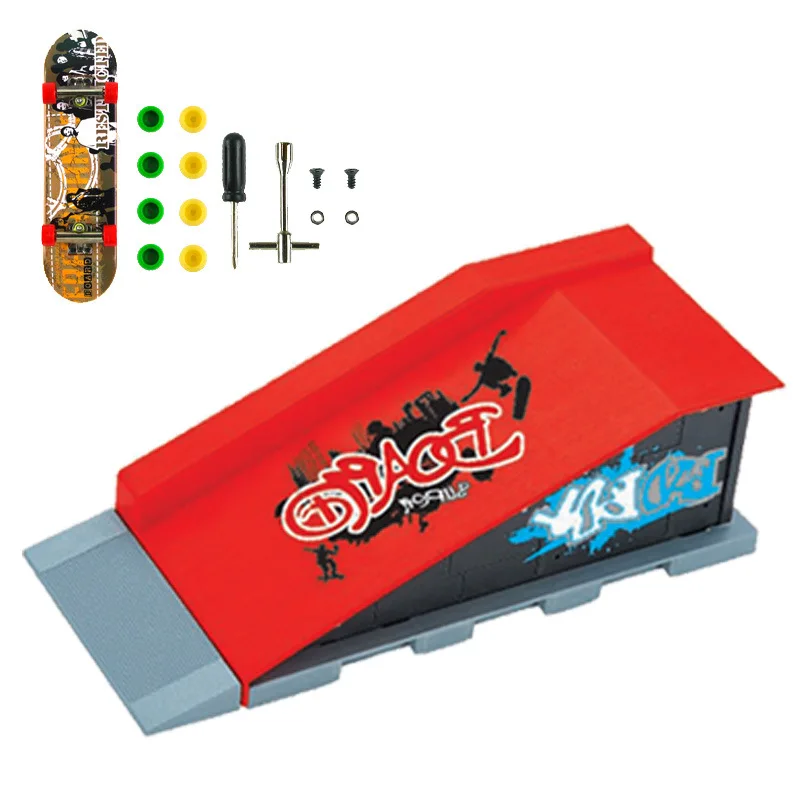 

Creative Mini Finger Skateboard Children Fingertip Sports Finger Skate Scooter Plastic Finger Skateboard for Kids Christmas Gift