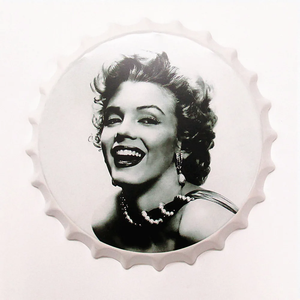 35 см пива Кепки олова металла пластины со знаками ретро кафе бар Паб Настенный