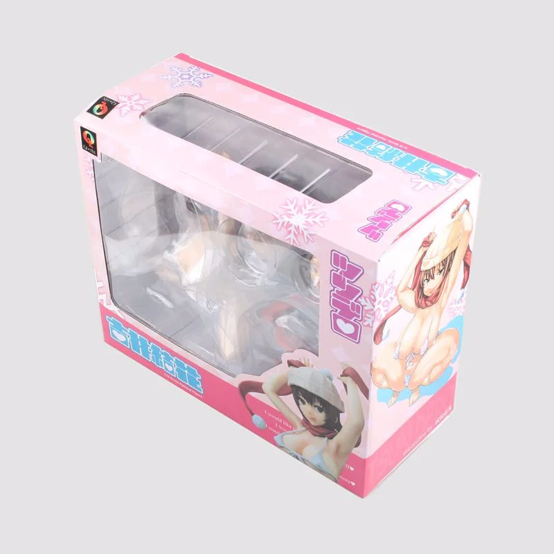 

20cm Sexy Q-six Tsundero Squatting White Bikini Anime Action Figure New New Collection figures for friends gifts