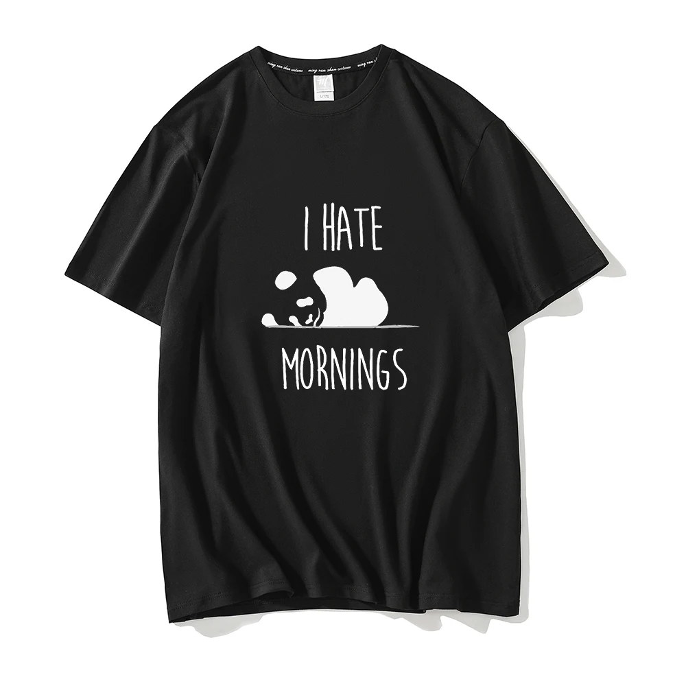 

Kawaii Panda Women's T-shirt Japanese Graphic 2020 Summer T Shirt Black and White Cotton Ladies Tshirt Women's Tees Korean Girl