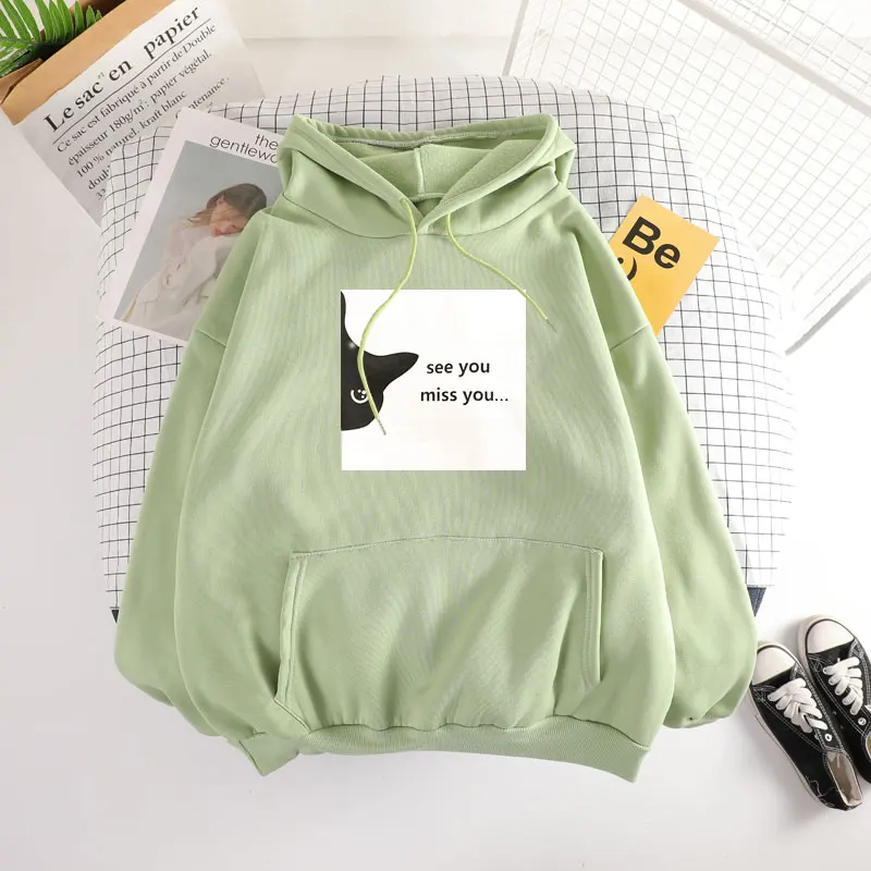 Five Colors Popular Thick Letter Loose Sweatshirts Women Hoodies Tracksuit Sudaderas Mujer Jumper Soft Fashion Autumn New 2019 |