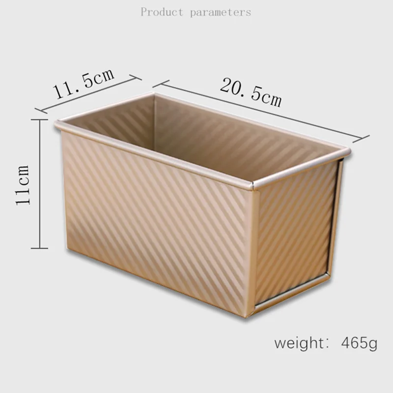 Прямоугольная форма для выпечки хлеба из углеродистой стали с антипригарным