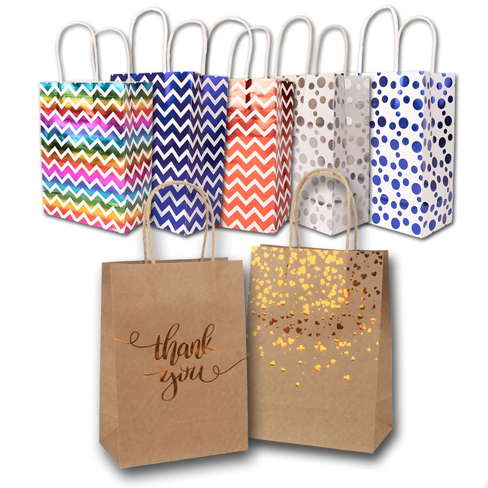 6 шт. бумажные пакеты для подарков на Рождество | Дом и сад