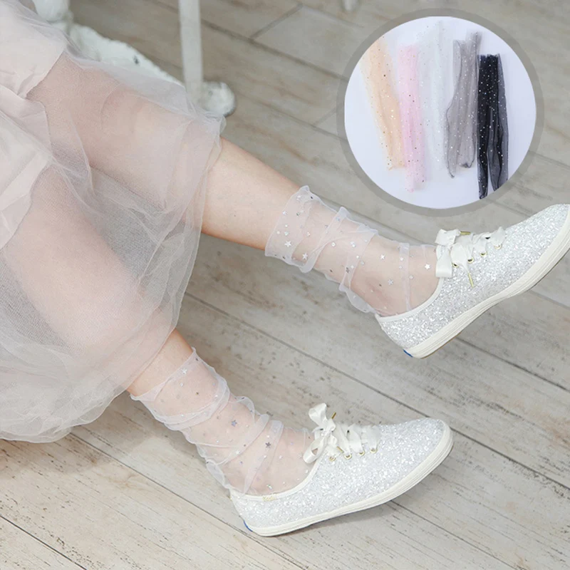 Женские носки для девочек летние сексуальные женские в стиле ретро с