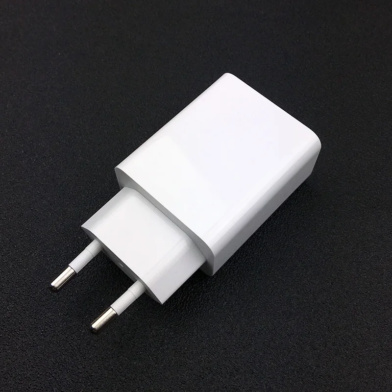 Оригинальное быстрое зарядное устройство Xiaomi QC 3 0 ЕС адаптер быстрой зарядки 18 Вт