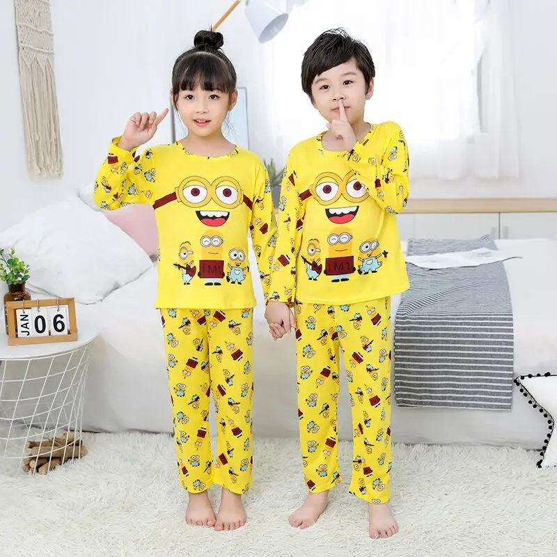 Детская осенне зимняя одежда для сна комплекты одежды малышей девочек и