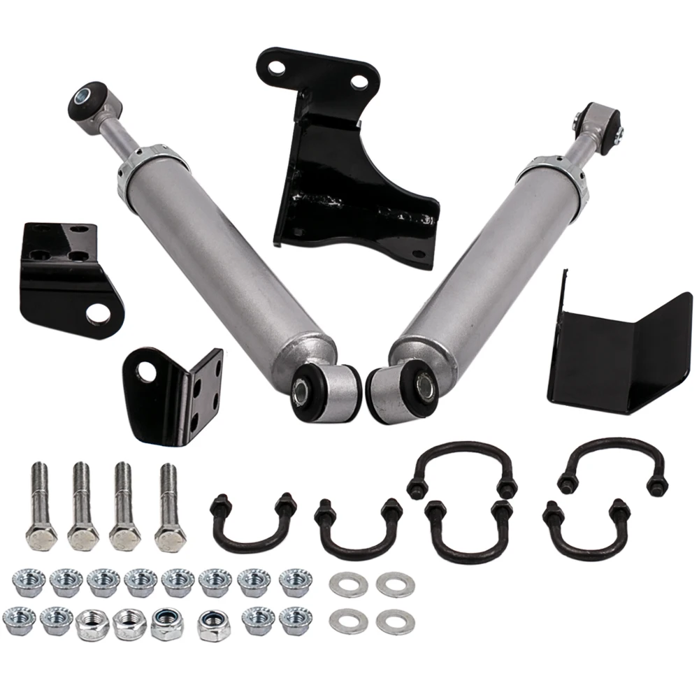 Dual Steering Stabilizers Damper for Jeep Wrangler JK 2007-12 2013 2014 15 16 17 |