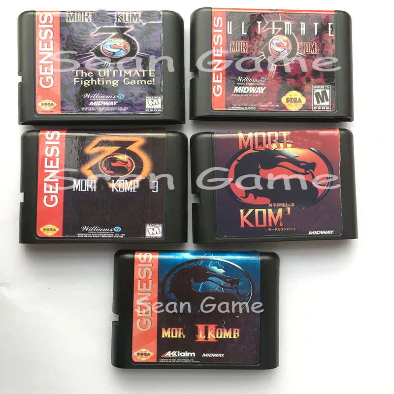 16 битная карта SEGA MD Game Ultimate mort kom 3 для видеоигр Sega Megadrive Genesis картридж