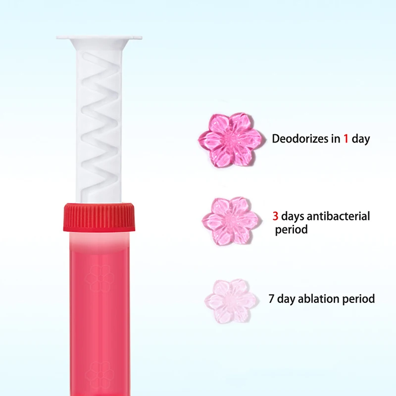 

Flower Aromatic Gel Toilet Deodorant Cleaner Remove Odors Household Chemicals Toilet Cleaner New