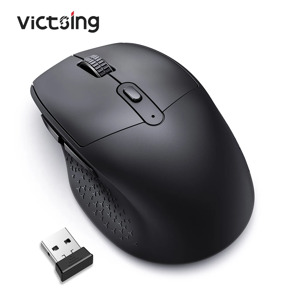 

Беспроводная игровая мышь VictSing 2,4 ГГц для компьютера, ПК, игровая мышь с USB-приемником, аксессуары для ноутбуков для Windows, ПК, геймеров