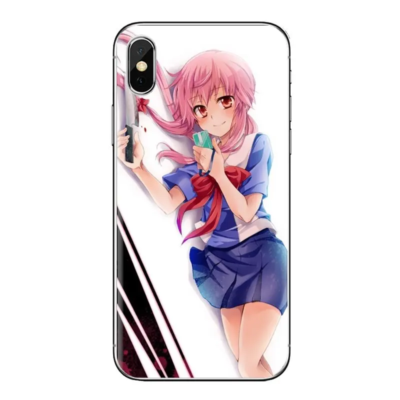 anime girl Gasai Yuno Future Diary Silicone Phone Skin Case For Xiaomi Redmi 4A S2 Note 3 3S 4 4X 5 Plus 6 7 6A Pro Pocophone F1 |