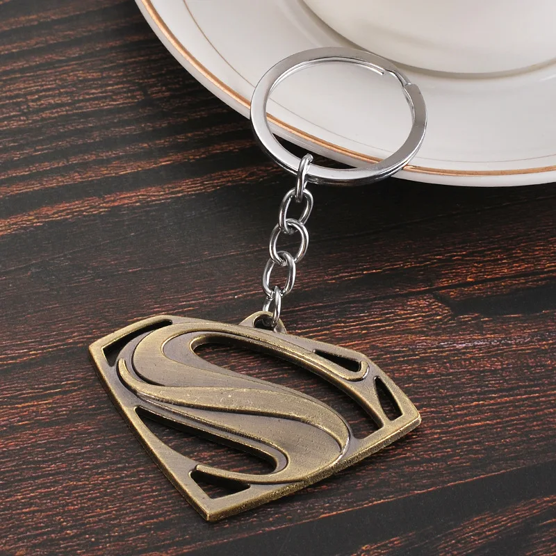 2020 Мстители брелок с суперменом супергерой логотипом Модный высококачественный