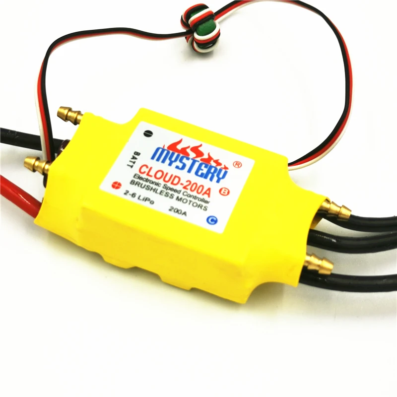 Бесплатная доставка Φ 200A ESC с 5A UBEC Бесщеточный Регулятор скорости для