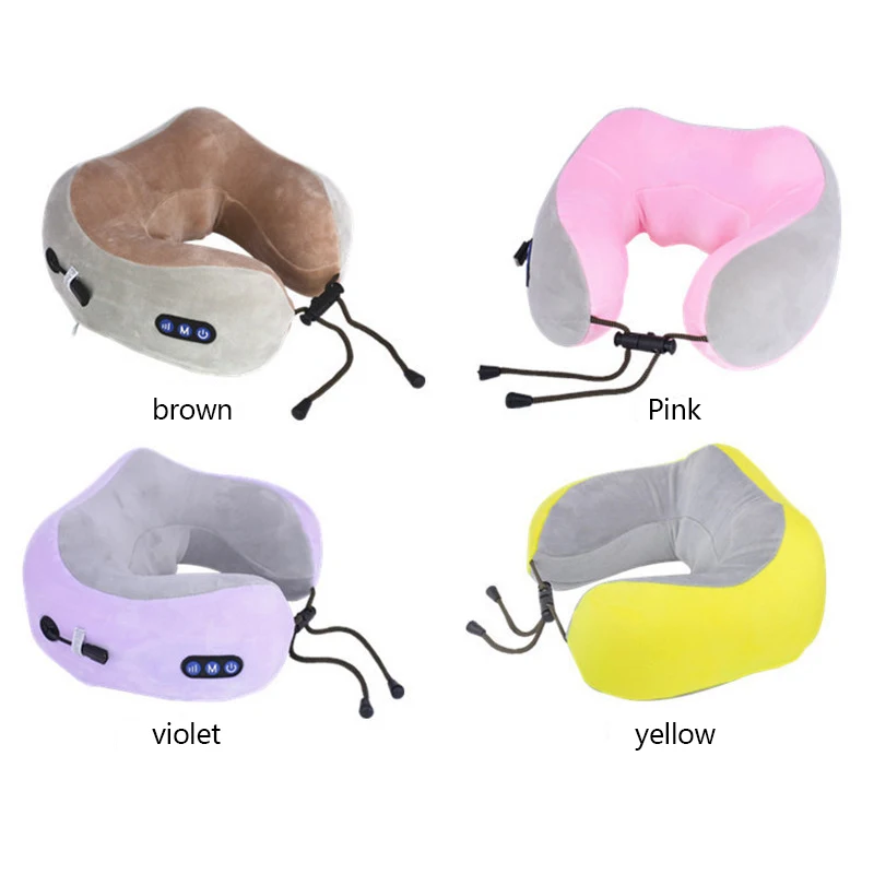 

Electric Wireless Neck Massager Pillow U Shape Multifunctional Portable Shoulder Massager Outdoor Home Car Travel Relax Massager