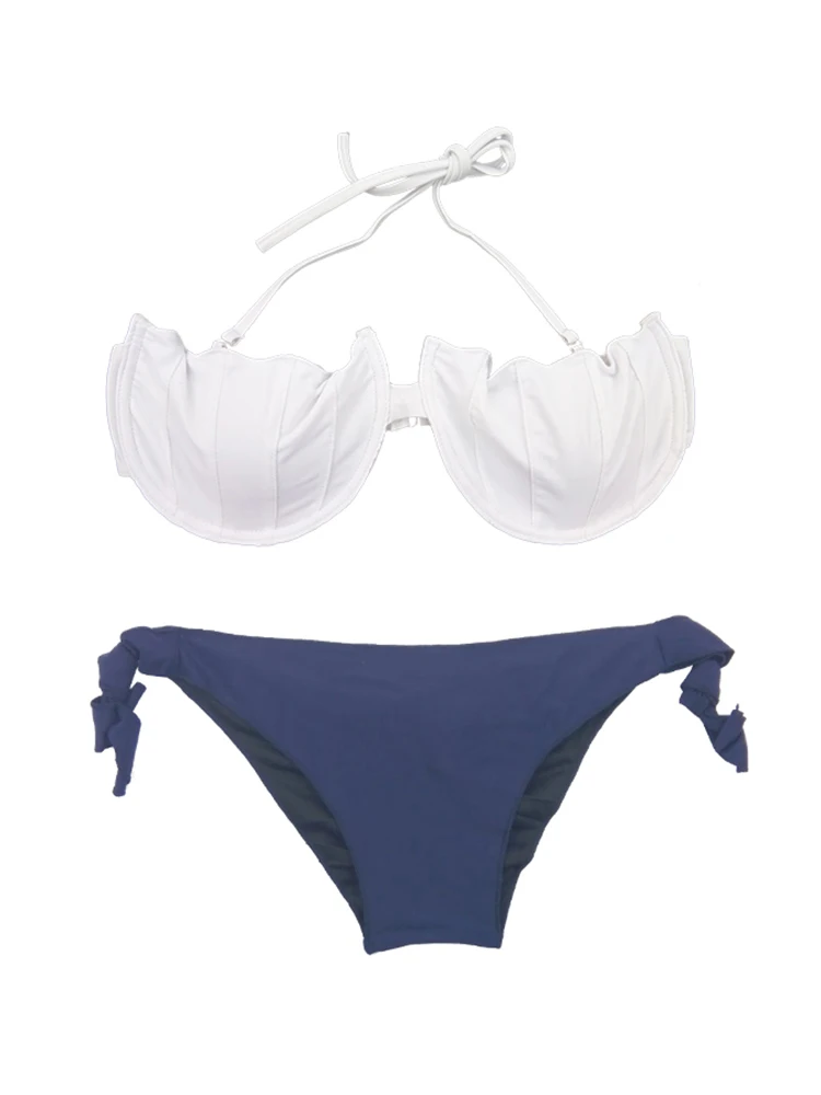 Бикини 2021 комплект бикини Русалка ракушка бандажные купальники женский