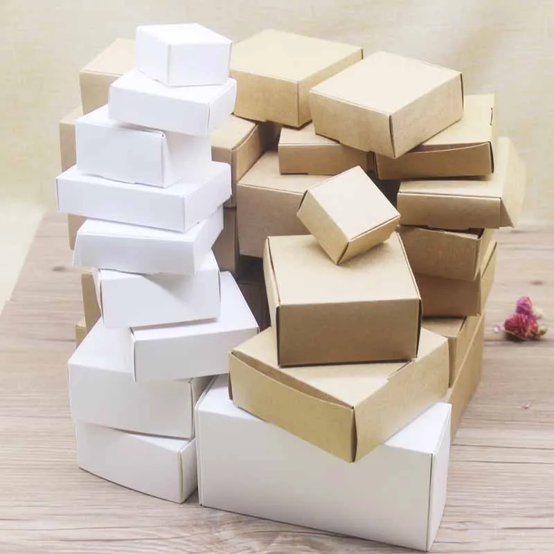 5 шт. большая подарочная упаковочная коробка маленького размера винтажная