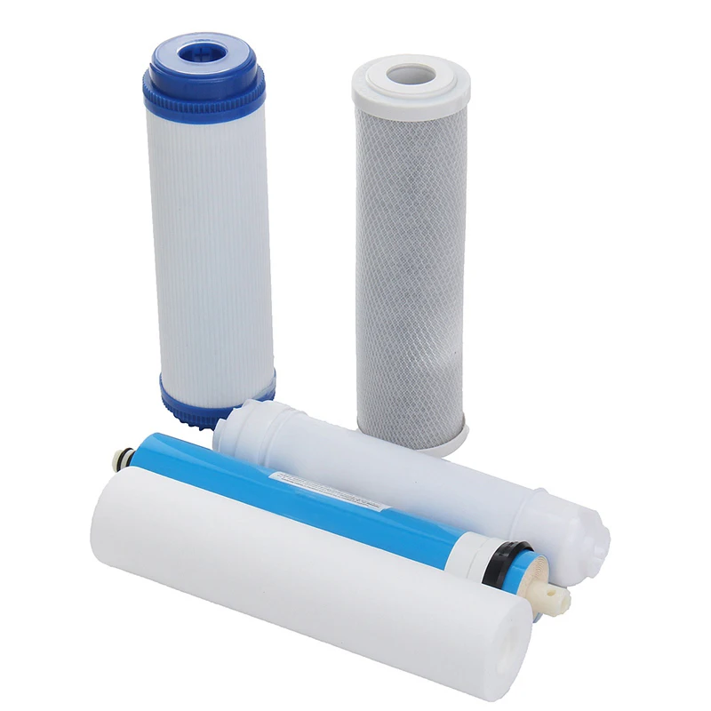 5Pcs 5 Stage Ro Reverse Osmosis Filter Replacement Water Purifier Cartridge Equipment With 50 Gpd Membrane Kit | Бытовая техника