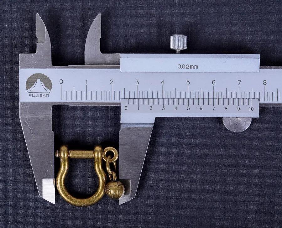 5 шт. винтажная латунная d-образная скоба соединительная цепочка для ключей