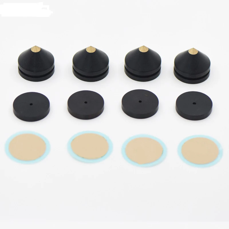 4 комплекта акустических систем подставка для ног коврик деревянный эбеновый