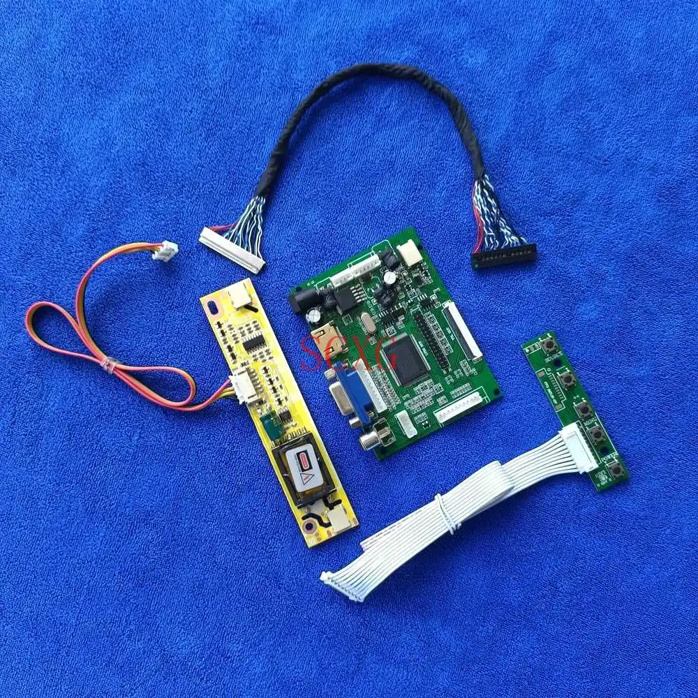 

HDMI-compatible 2AV VGA Display 2-CCFL 1440*900 LCD Controller Drive Board For N170C1/N170C3/N170C4 Monitor LVDS 30 Pin DIY Kit