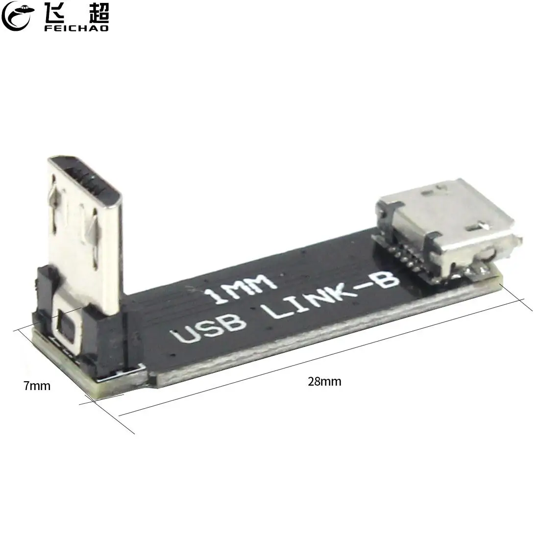 

Программатор управления полетом Feichao L-type Micro USB, переходная плата-удлинитель «штырь-гнездо» для FPV радиоуправляемого гоночного дрона
