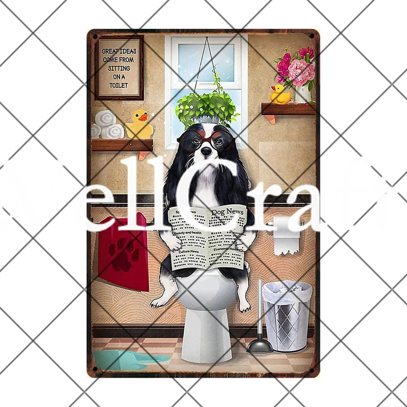 Металлическая вывеска Wellcraft Кавалер Кинг Чарльз Спаніель дебора хопкинсон кто такой чарльз дарвин