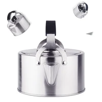 430premium whistling tea kettle rust resistant stainless steel gas electric induction stovetop kettle water kettles camping teap