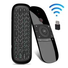 2.4GHz Learning Double-Sided Mini Wireless Keyboard Air Mouse IR Remote Control With USB Receiver For Android TV Box Computer