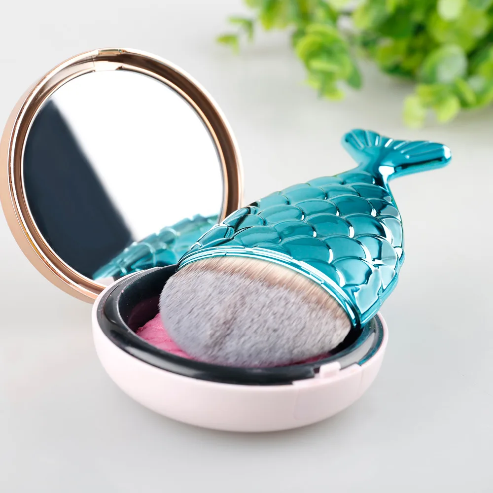 1 шт. Кисть для макияжа в форме русалки | Красота и здоровье