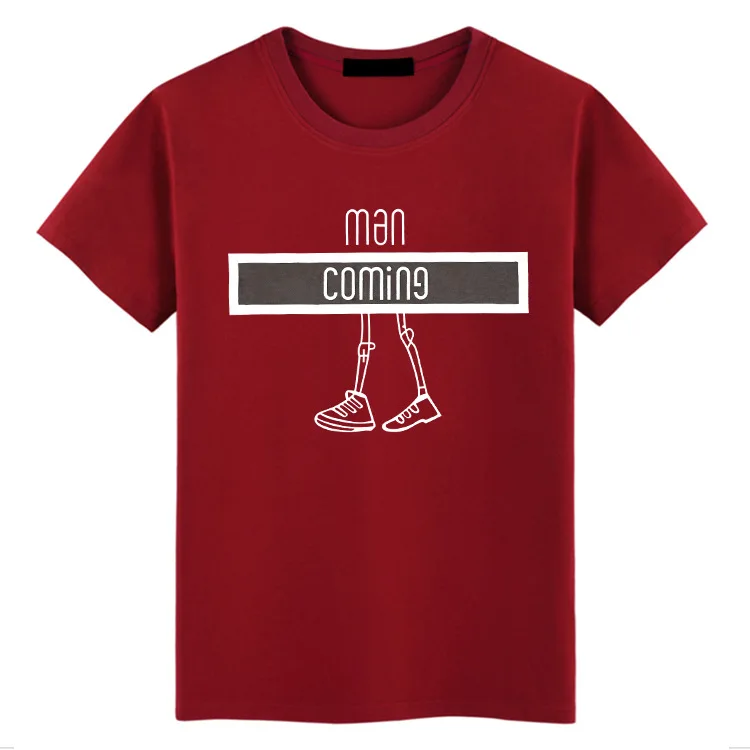 

New men's loose-fitting short-sleeved T-shirt for summer sale cotton crew-neck monogram print trendy men's T-shirt