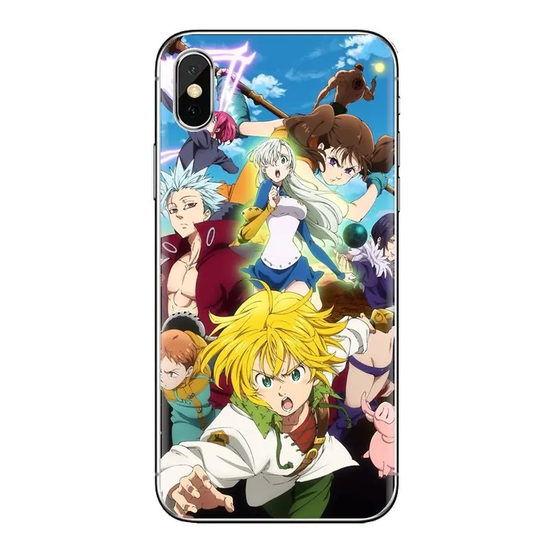 For Sony Xperia Z Z1 Z2 Z3 Z5 compact M2 M4 M5 E3 T3 XA Aqua LG G4 G5 G3 G2 Mini Silicone Cases Cover Seven Deadly Sins Season 1 |