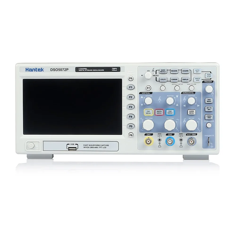 Hantek DSO5072P Digital Oscilloscope 70MHz Bandwidth 1GSa/s 40K TFT Signal Waveform WVGA USB Portatil Osciloscope | Инструменты