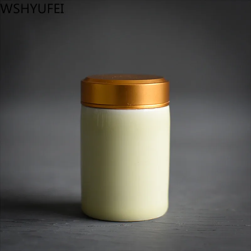 Чайный контейнер мини для хранения селадона герметичные банки кофейного порошка