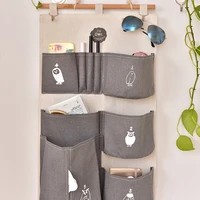 storage bag foldable wardrobe wall door back hanging bag underwear sock tie hanging shoe storage organizer sundries pouch