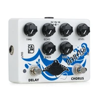 caline dcp 03 devilfish chorus delay effect pedal accessories dual guitar pedal for electric guitar acoustic reverb pedal