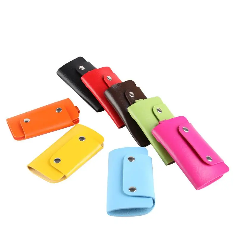 

Factory direct sales Leather Keychain Holder Pouch Purse Key Cover Bag Fashion Women Men Key Holder Organizer Car Key Case Bags