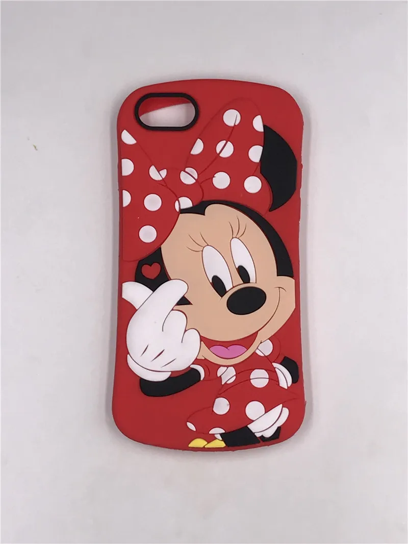 20 Для iPhone 4, 4S, 5, 5S, SE, 6, 6s, 7, 8 Plus, X, XR, XS Max, милый 3D мультяшный Кот, Ститч, Минни, Модный мягкий силиконовый чехол для телефона, чехол - Цвет: 20